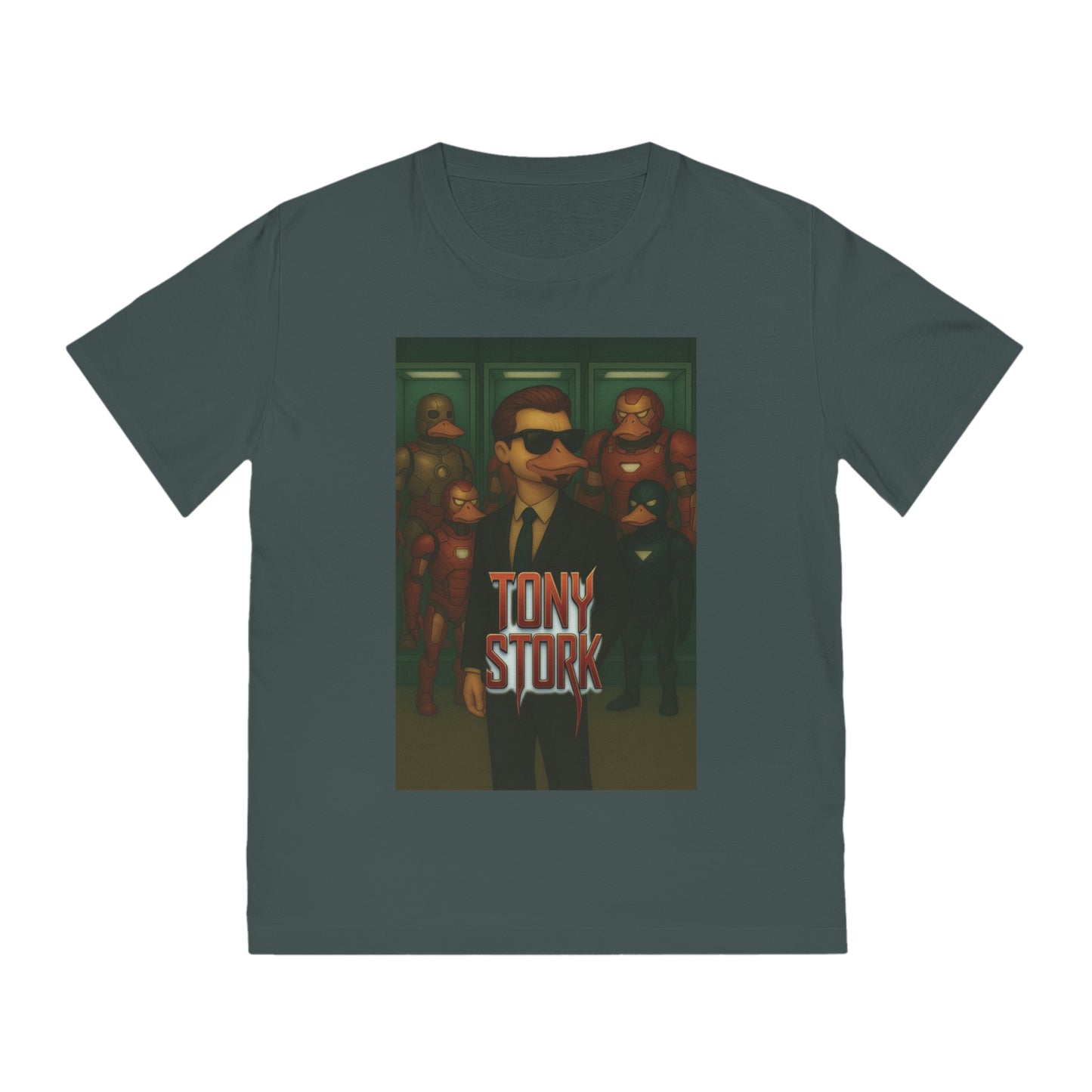 TONY STORK - Organic Cotton Unisex T-Shirt for Birdwatching Superheroes