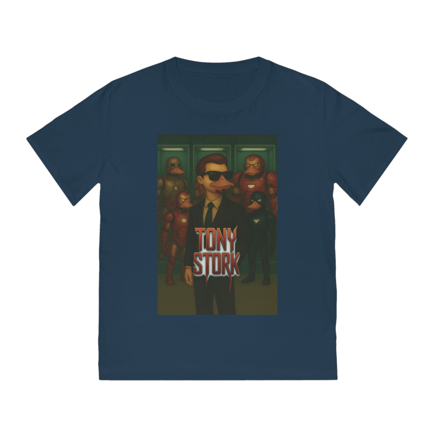 TONY STORK - Organic Cotton Unisex T-Shirt for Birdwatching Superheroes