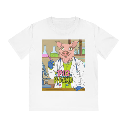 PIG PHARMA - Organic Cotton Unisex T-Shirt for Piggy's Lovers