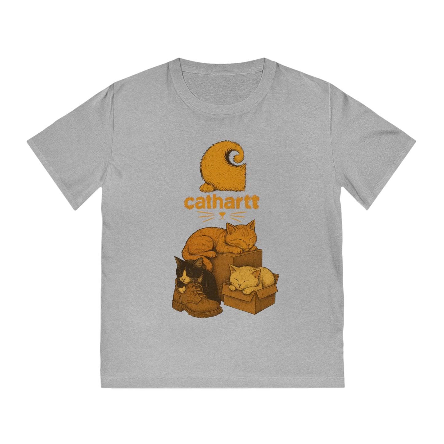 CATHARTT - Organic Cotton T-Shirt For The Worker Cat