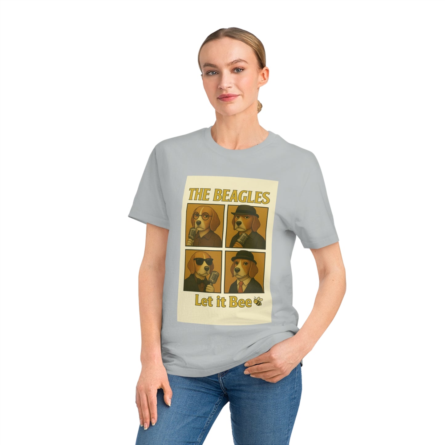 THE BEAGLES - Organic Cotton Unisex T-Shirt For the Musician Dog Owners
