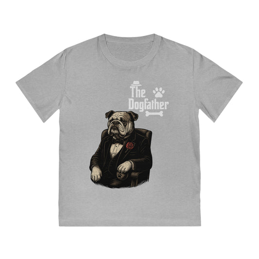 THE DOGFATHER - Organic Cotton Unisex T-Shirt for Dog-Loving Moviegoers