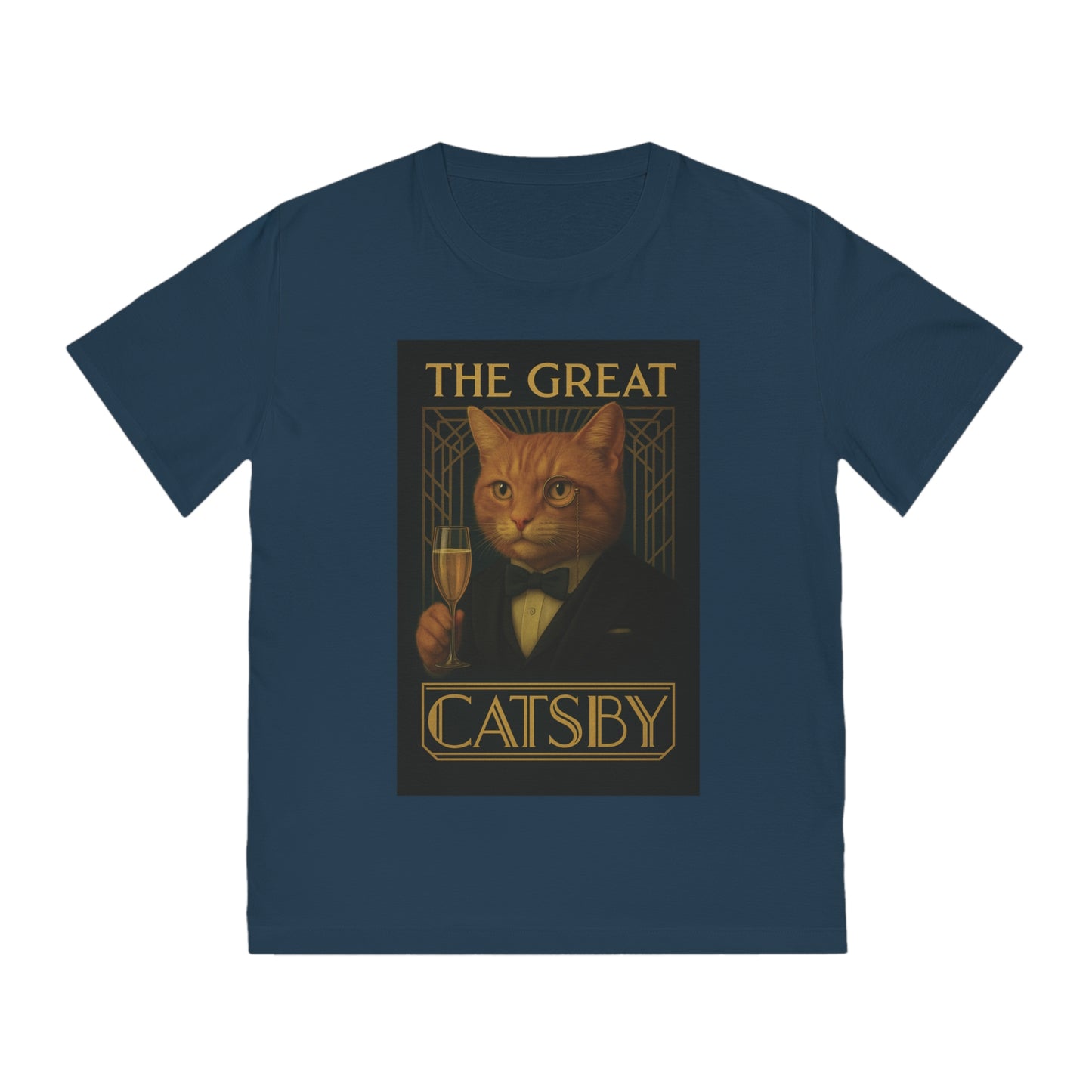 THE GREAT CATSBY - Organic Cotton Unisex T-Shirt for the Rich Cat