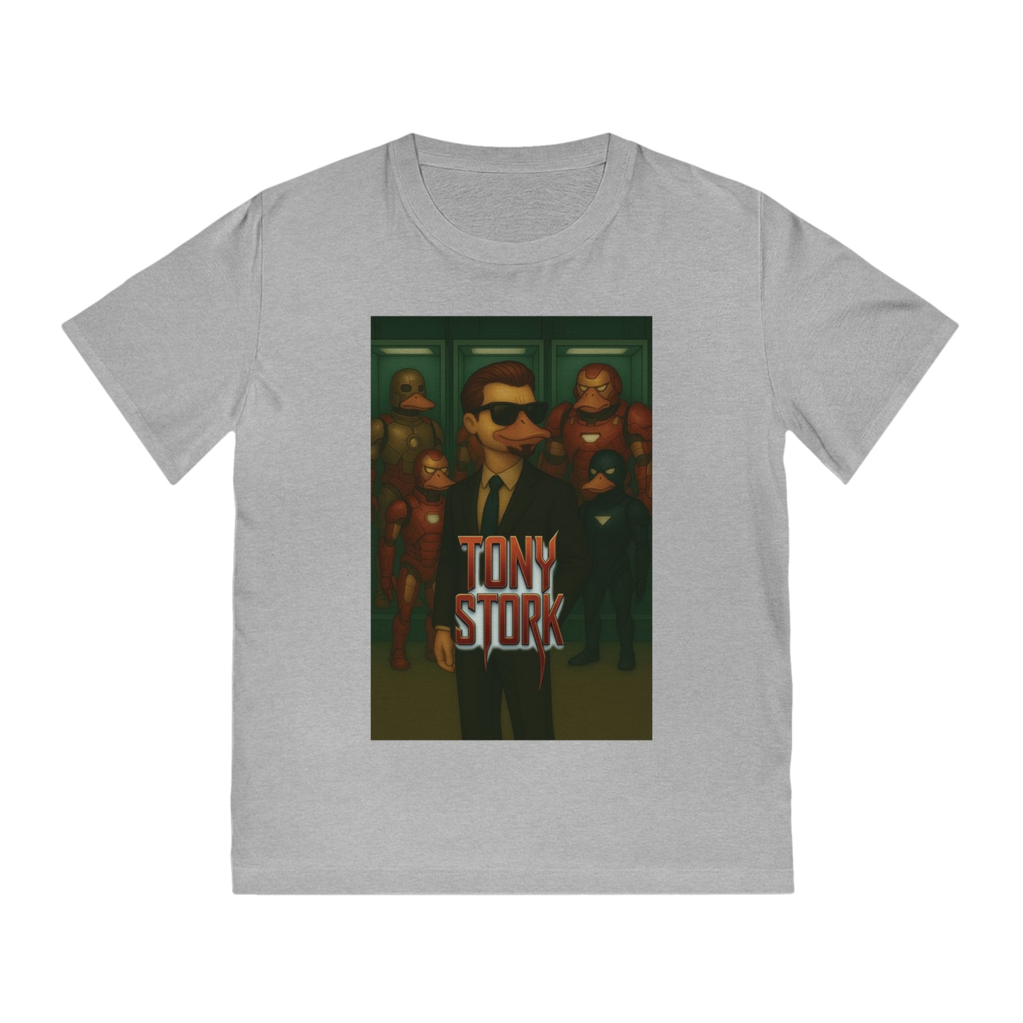 TONY STORK - Organic Cotton Unisex T-Shirt for Birdwatching Superheroes