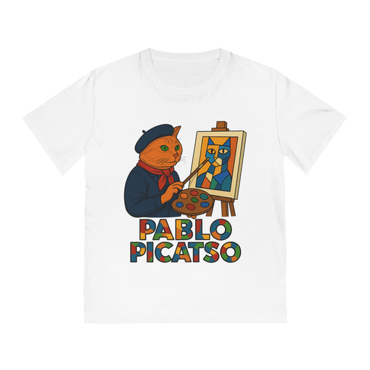 PABLO PICATSO - Organic Cotton Unisex T-Shirt for the Artistic Cat's Owner
