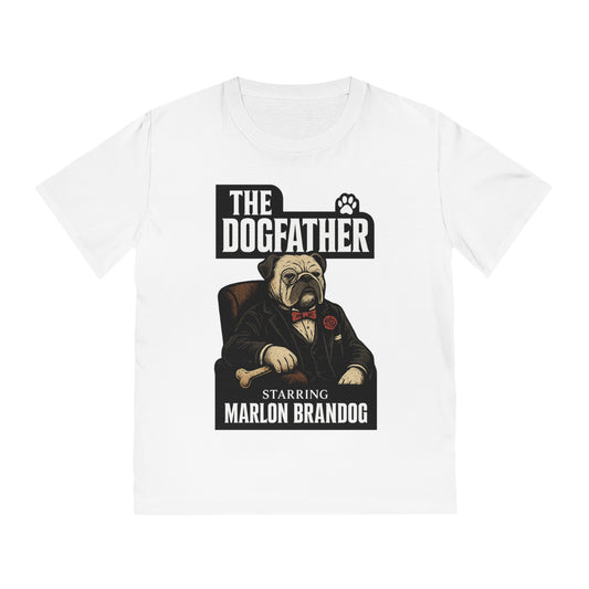 THE DOGFATHER - Organic Cotton Unisex T-Shirt for Dog-Loving Moviegoers