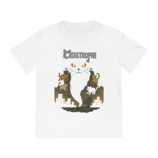 CATASTROPHE - Organic Cotton Unisex T-Shirt for Troublemaker Cat Owners