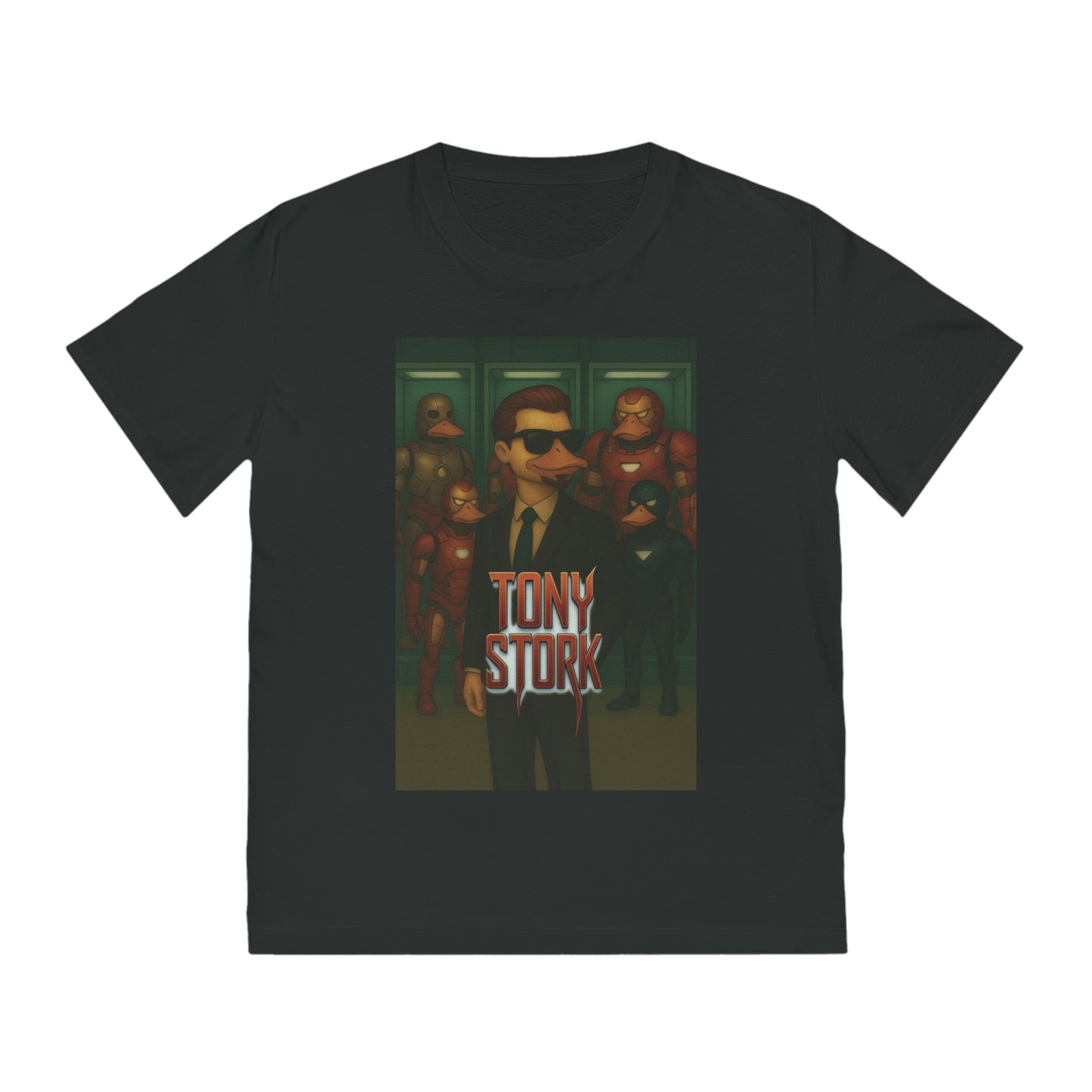 TONY STORK - Organic Cotton Unisex T-Shirt for Birdwatching Superheroes